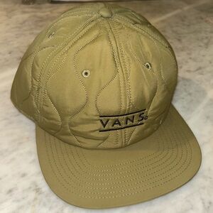 Vans Green Quilted Snapback Hat